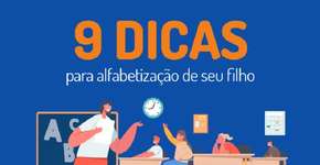 Infográfico apresenta dicas para alfabetização das crianças