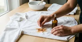 Água oxigenada e sabão não são úteis para eliminar manchas de ferrugem nas roupas