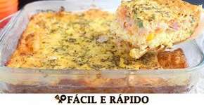 Omelete de forno completa, rápida e sem óleo