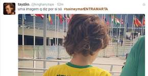 #saineymarENTRAMARTA mostra sucesso de jogadora de futebol