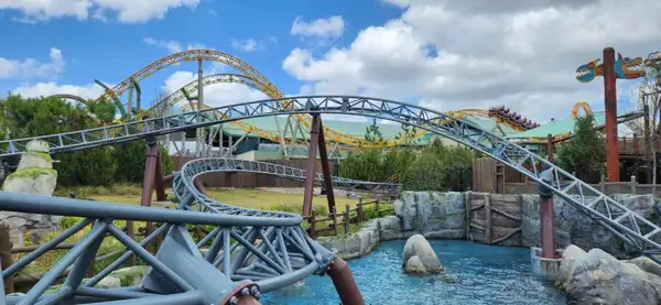 A montanha-russa Hiccup’s Wing Gliders