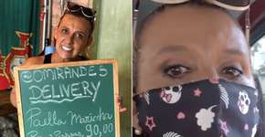 Rita Cadillac vira entregadora de quentinhas para salvar restaurante