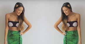 Faça você mesmo uma linda fantasia de sereia para pular Carnaval