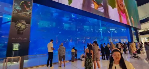 Complexo ainda conta com uma aquário gigante