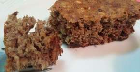 Receita de bolo de banana e aveia – sem farinha