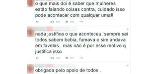 Vítima de estupro coletivo rebate críticas: ‘Nada justifica o que aconteceu’