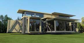 Casa dobrável é montada em 10 minutos e levada a qualquer lugar