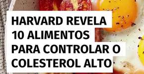 Harvard revela 10 alimentos para controlar o colesterol alto