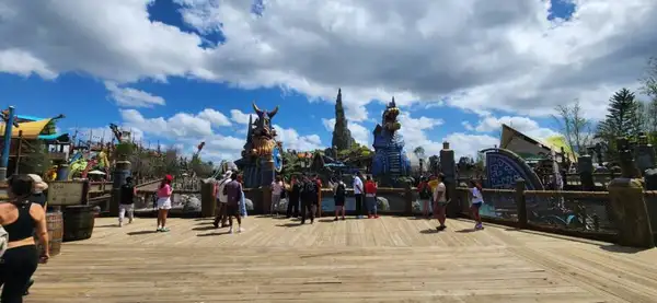 Detalhes da área de Como treinar seu dragão