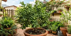 A muda que antes era esquecida no canto, hoje atrai pássaros e faz sombra na janela