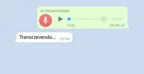Truque fácil para transformar áudio em texto direto no WhatsApp