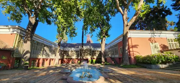 Área externa do hotel