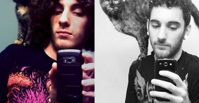 Fotos de antes e depois mostram como o amor mudou a vida de gatos