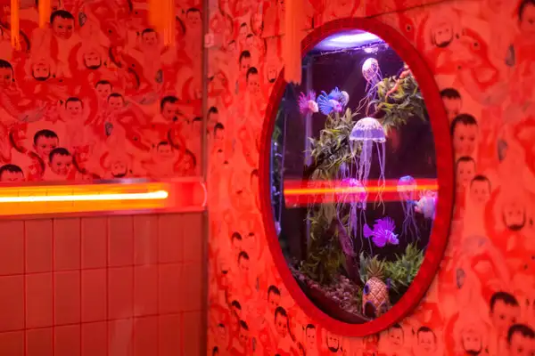 Detalhe da decoração do Niño Gordo