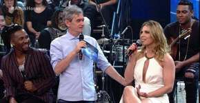 Beto Jamaica chama Sheila Mello de ‘coroa’ no ‘Altas Horas’