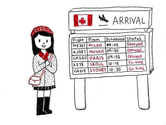 Saber que esperar o amado no aeroporto é o melhor dia do mundo