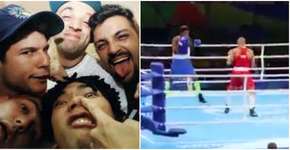 Torcida canta Mamonas para incentivar boxeador chamado Mina