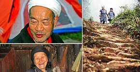 Chinês passa mais de 50 anos construindo escada para sua mulher