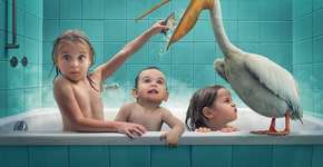 Pai fotografa filhas e cria universo fantástico nas imagens