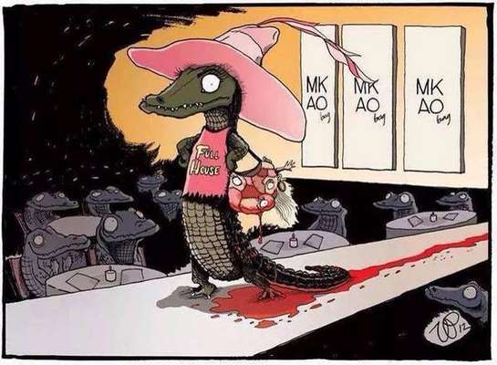 Desenhos fazem crítica da relação homem/animal (Imagem: Divulgação)