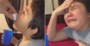 Menino com câncer chora ao descobrir fim do tratamento após três anos