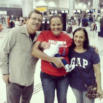 Pais do Kito e mãe da Drê