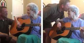 Vídeo de mãe com Alzheimer cantando com o filho emociona a web