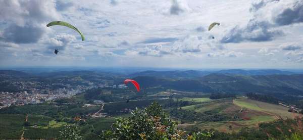 Vista de Serra Negra do Mirante do Alto da Serra