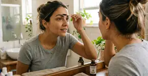 No Egito eles usam óleo de rícino nas sobrancelhas por um motivo, e é assim que aplicam do jeito certo