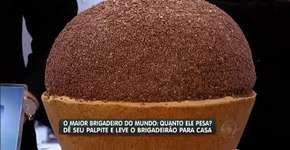Quer ganhar o maior brigadeiro do mundo?