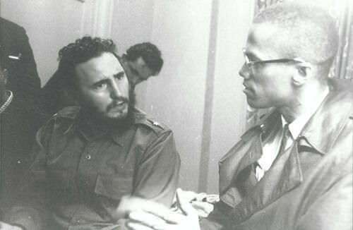 Fidel Castro e Malcom X - 1960