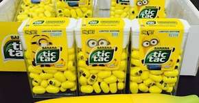 Tic Tac lança versão ‘Minions’ sabor banana