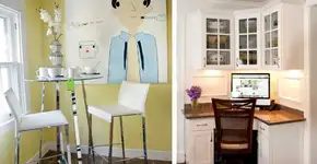 Ideias para aproveitar os cantos dos ambientes