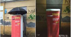 Geladeira oferece comida a moradores de rua em Porto Alegre