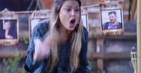 Marcos e Flávia brigam feio e peoa chora em ‘A Fazenda’