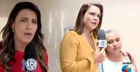 Repórter do SBT invade entrevista ao vivo da Globo e gera climão