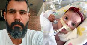 Na UTI com infecção grave, filha de Juliano Cazarré começa a acordar