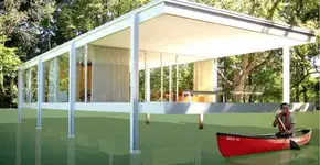 Casa anfíbia sai do chão para se proteger contra enchentes