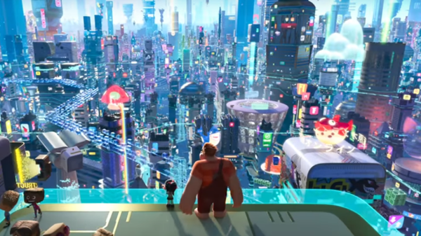 Cena de WiFi Ralph, nova produção da Disney