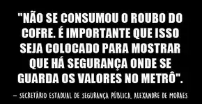 Funcionária é estuprada no Metrô e secretário declara que “há segurança” no local