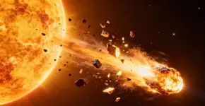 Temperatura extrema faz cometas explodirem espetacularmente ao se aproximarem do Sol