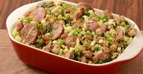 Receita incrível de feijão tropeiro