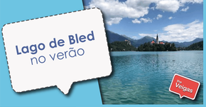 O paradisíaco lago de Bled, na Eslovênia