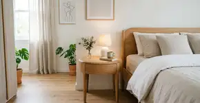 Fim do criado mudo com quina viva: a preferência agora é por mesas redondas mais leves e seguras