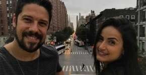 Casal sensação, Mari Palma e Phelipe Siane curtem Nova York