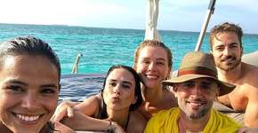 Bruna Marquezine e Tatá Werneck passam férias nas ilhas Maldivas