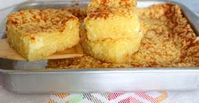 Bolo de caroço: veja como fazer um bolo de tapioca com queijo