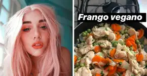 Jovem é massacrada ao apresentar frango vegano na web