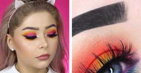 Sombra inspirada no pôr do sol é mania no Instagram