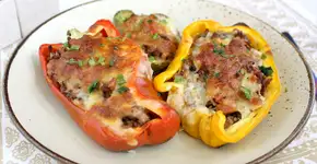 Receita de pimentão recheado fácil